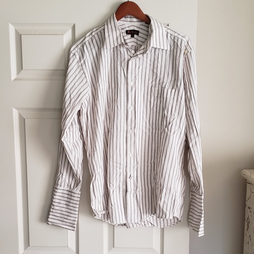 Ben Sherman 16 32-33 Button Up Excellent Like-new